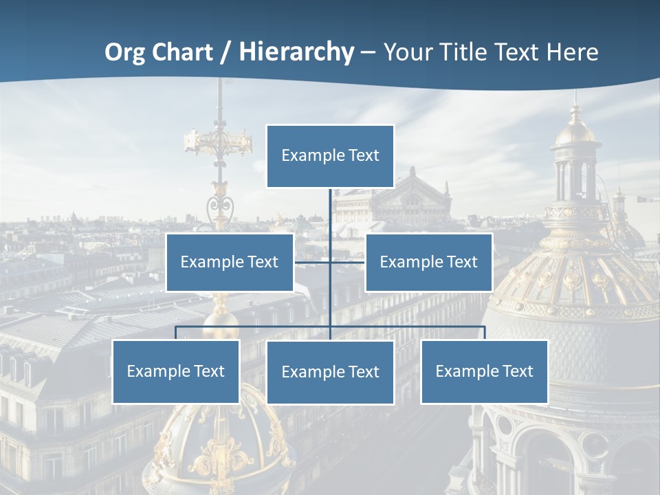 France Touriste Sculpture PowerPoint Template