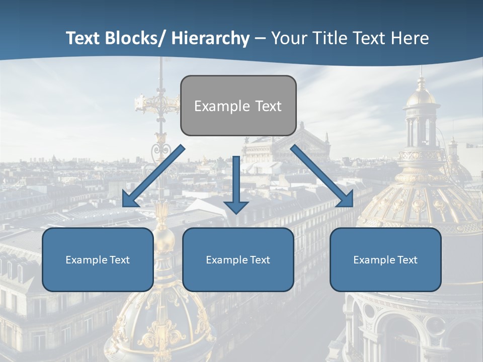 France Touriste Sculpture PowerPoint Template