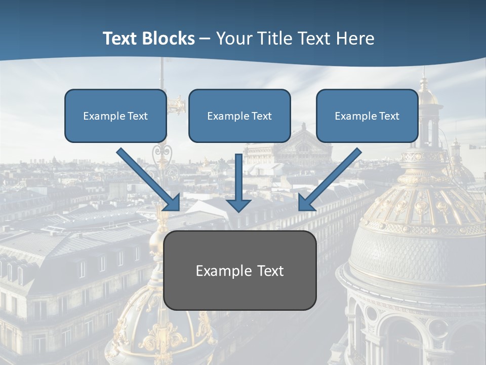 France Touriste Sculpture PowerPoint Template