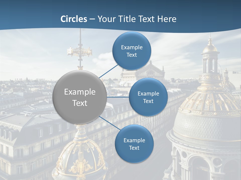 France Touriste Sculpture PowerPoint Template