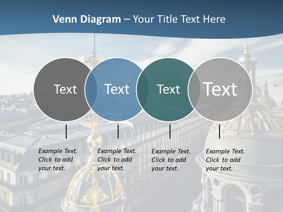 France Touriste Sculpture PowerPoint Template