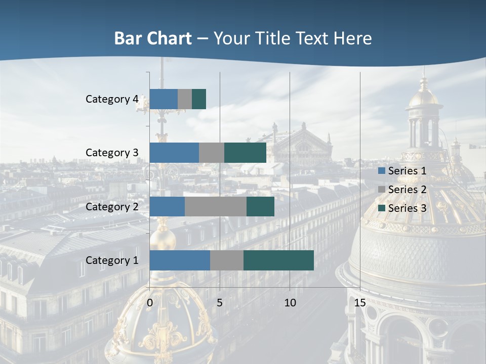 France Touriste Sculpture PowerPoint Template