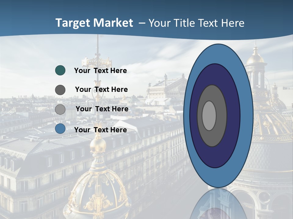 France Touriste Sculpture PowerPoint Template