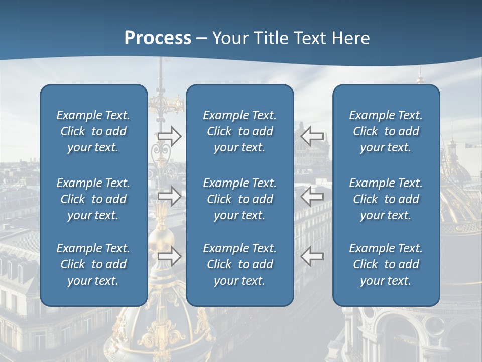France Touriste Sculpture PowerPoint Template