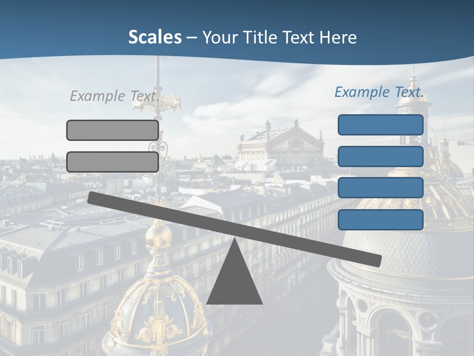 France Touriste Sculpture PowerPoint Template