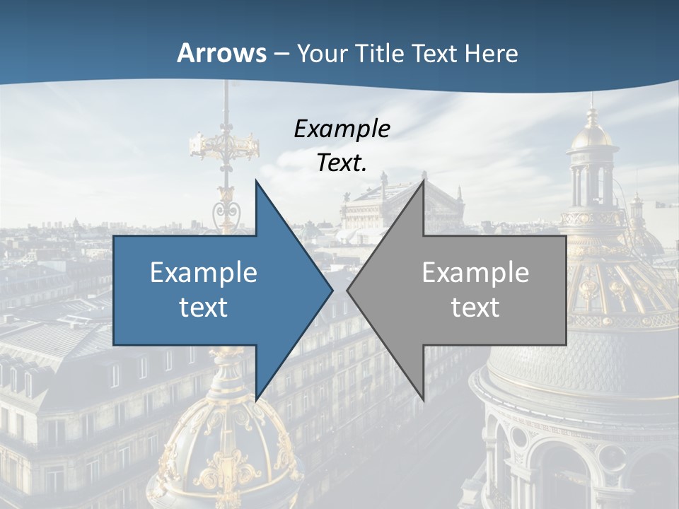 France Touriste Sculpture PowerPoint Template