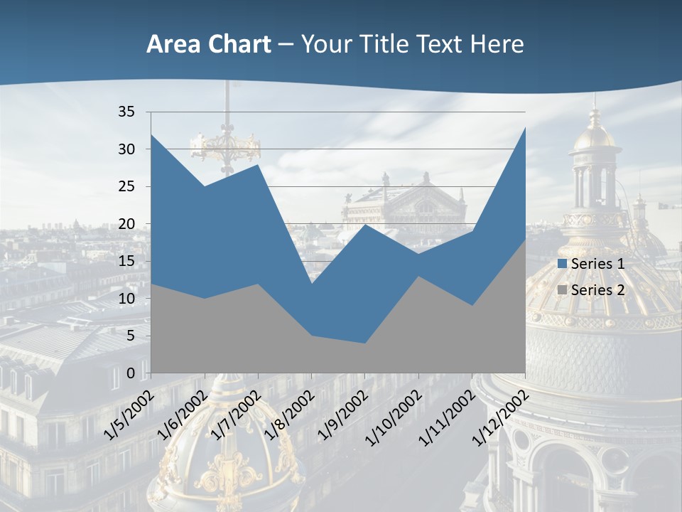 France Touriste Sculpture PowerPoint Template