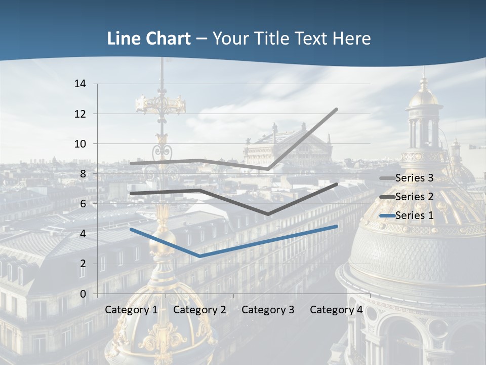 France Touriste Sculpture PowerPoint Template