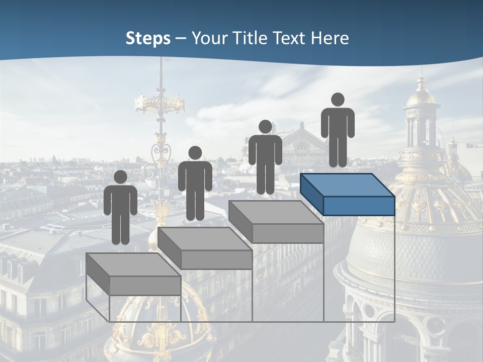 France Touriste Sculpture PowerPoint Template