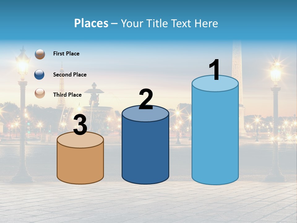 Ancien Tour Eiffel Paris PowerPoint Template