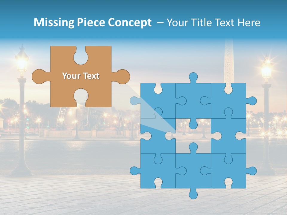 Ancien Tour Eiffel Paris PowerPoint Template