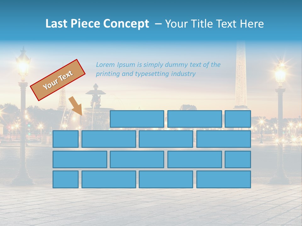 Ancien Tour Eiffel Paris PowerPoint Template