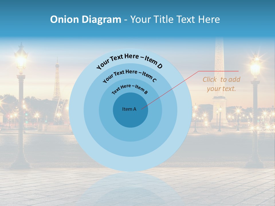 Ancien Tour Eiffel Paris PowerPoint Template