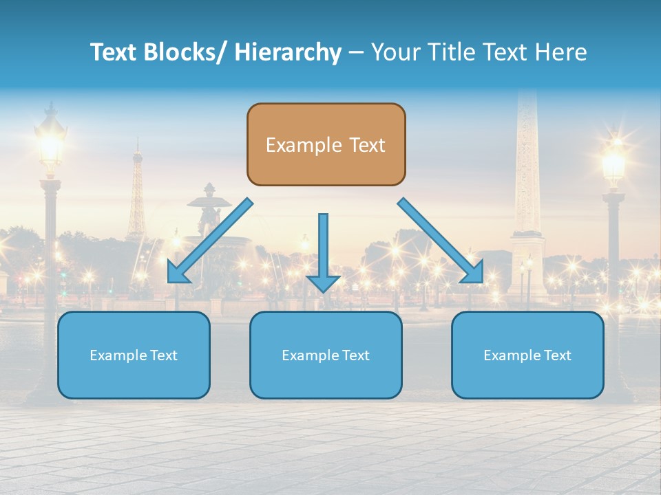 Ancien Tour Eiffel Paris PowerPoint Template