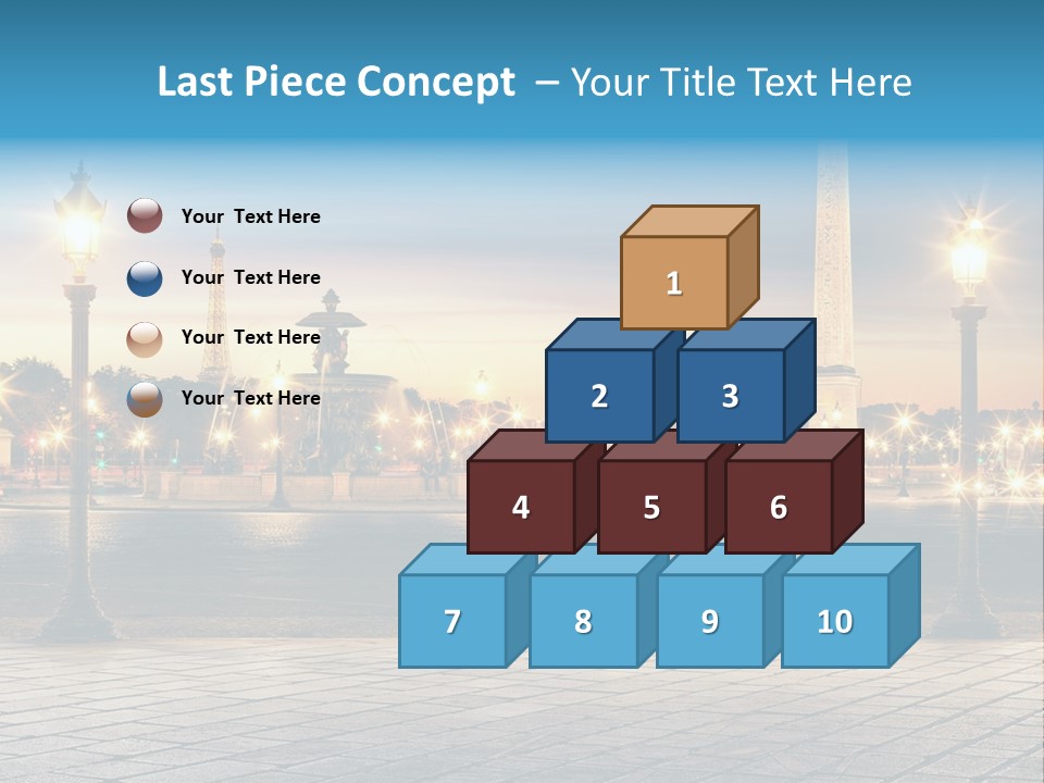 Ancien Tour Eiffel Paris PowerPoint Template