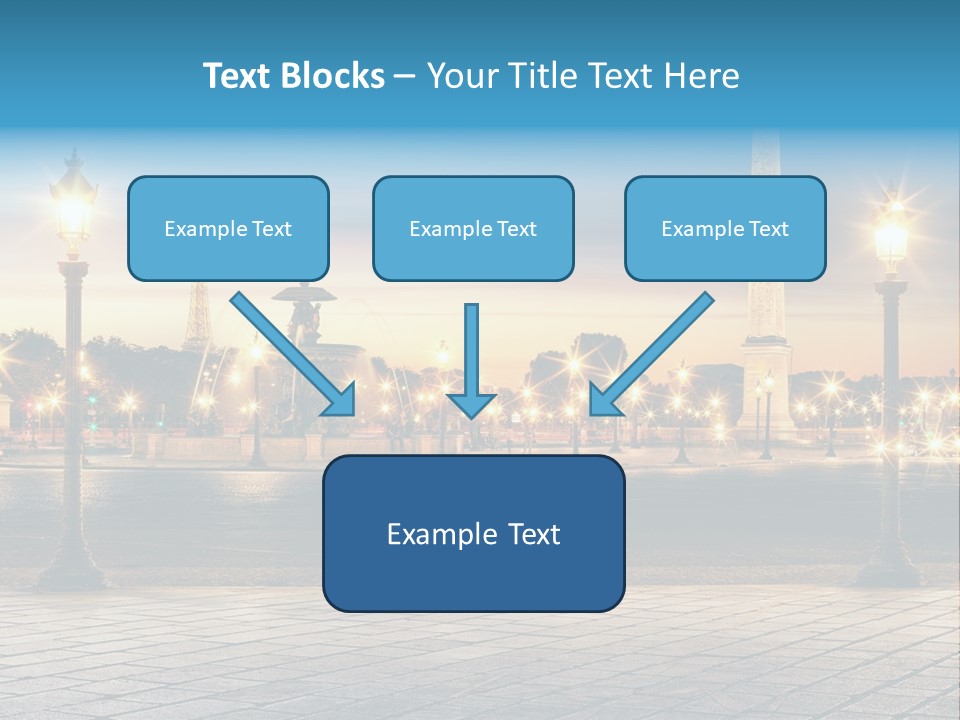 Ancien Tour Eiffel Paris PowerPoint Template