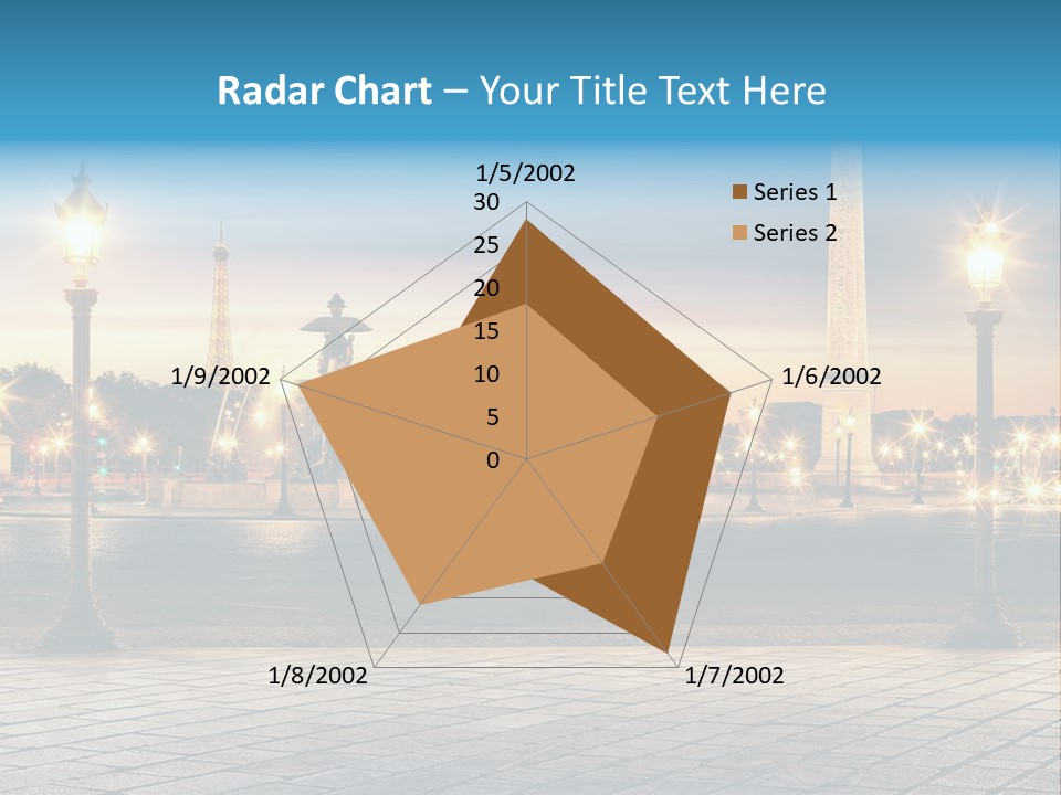 Ancien Tour Eiffel Paris PowerPoint Template