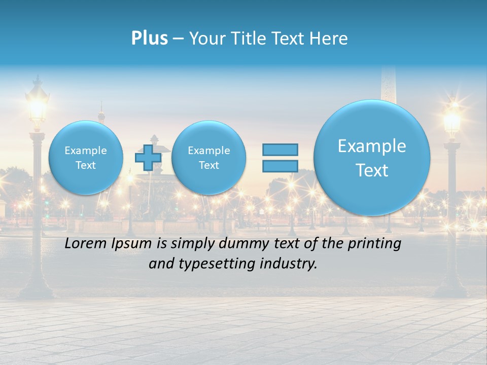 Ancien Tour Eiffel Paris PowerPoint Template