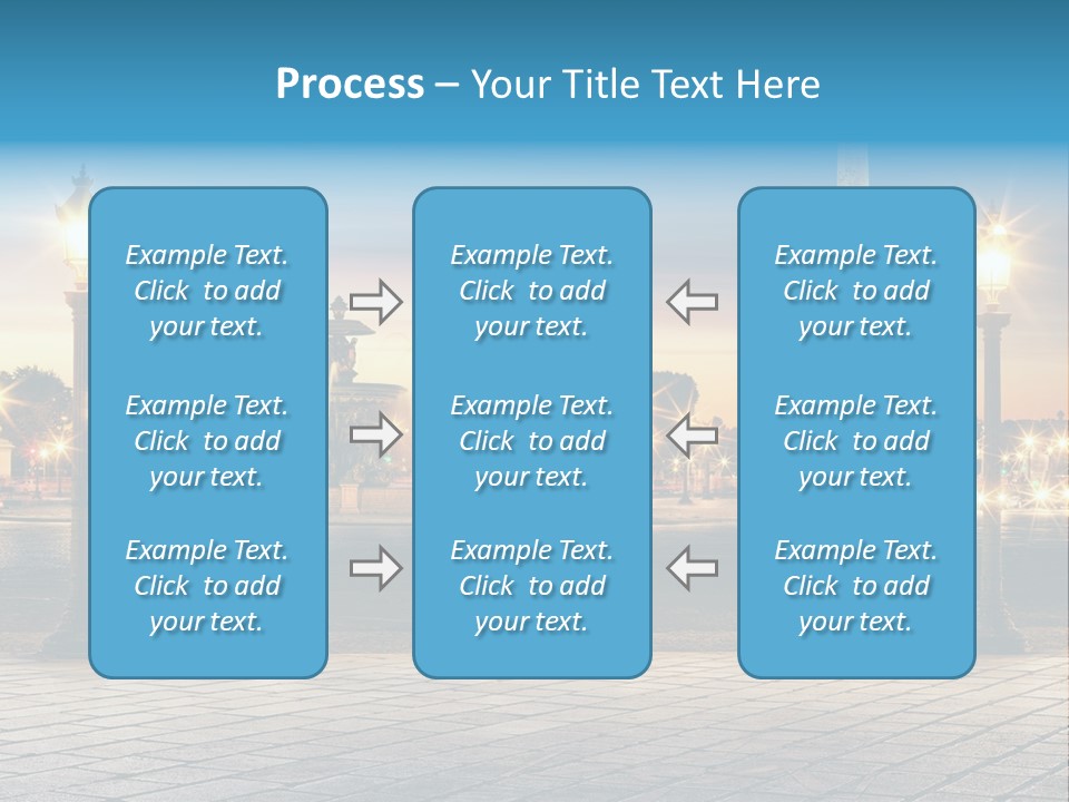 Ancien Tour Eiffel Paris PowerPoint Template