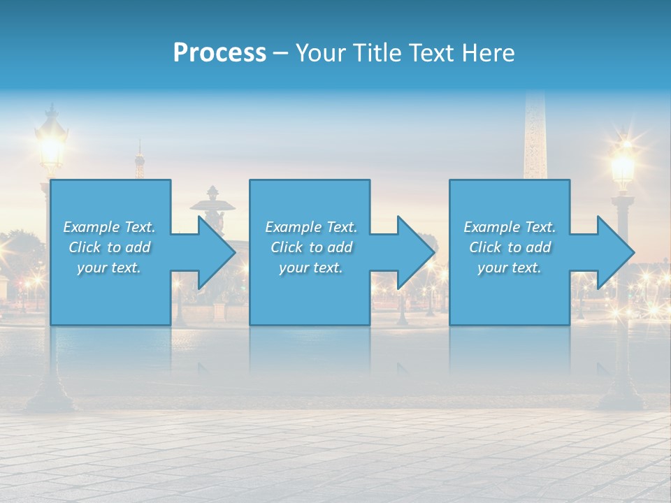 Ancien Tour Eiffel Paris PowerPoint Template