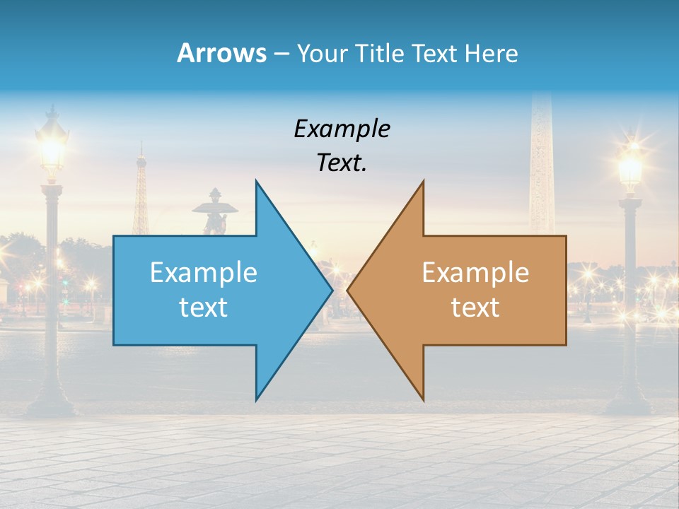 Ancien Tour Eiffel Paris PowerPoint Template