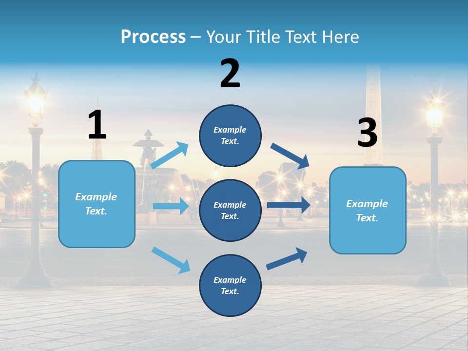 Ancien Tour Eiffel Paris PowerPoint Template