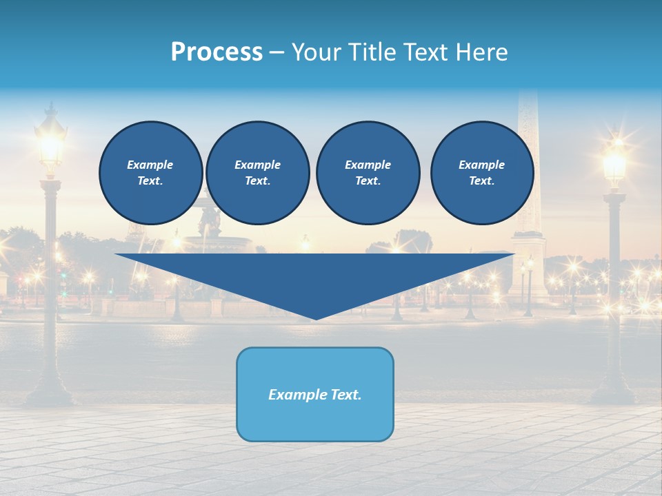 Ancien Tour Eiffel Paris PowerPoint Template