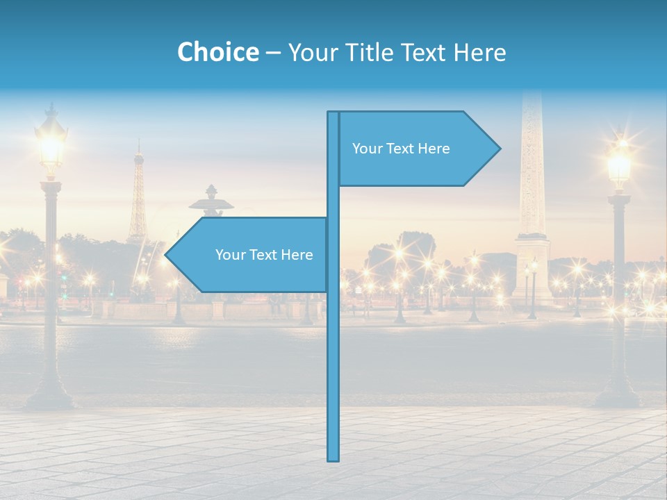 Ancien Tour Eiffel Paris PowerPoint Template