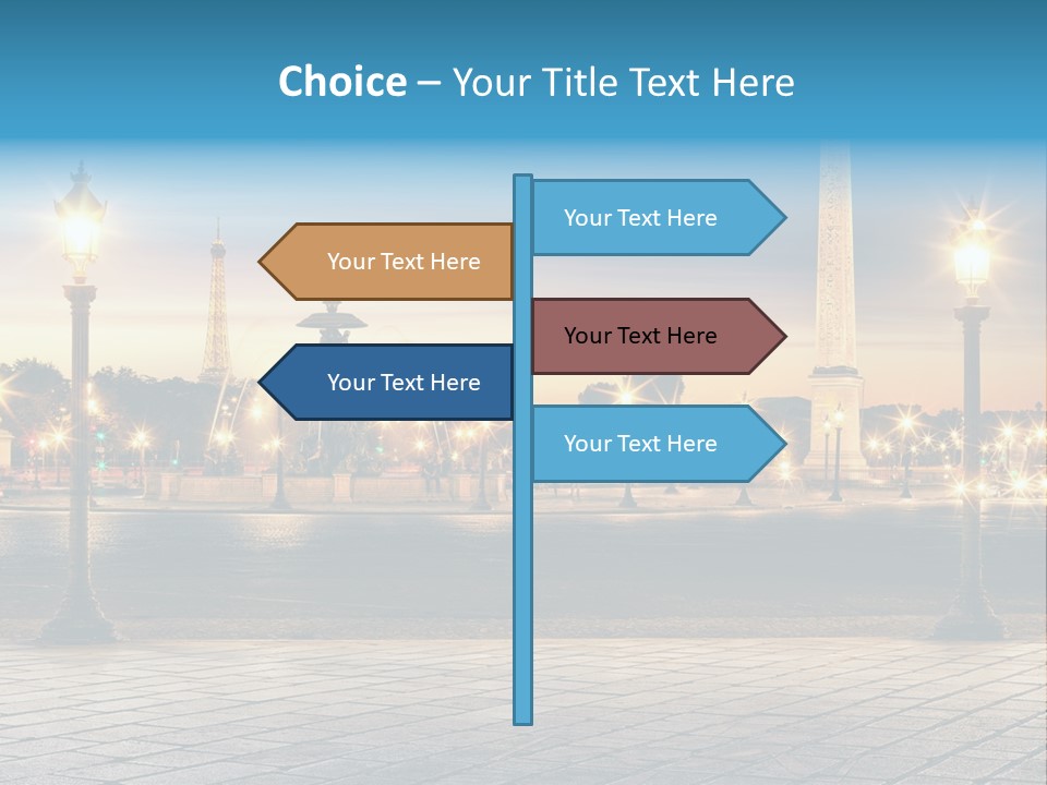 Ancien Tour Eiffel Paris PowerPoint Template