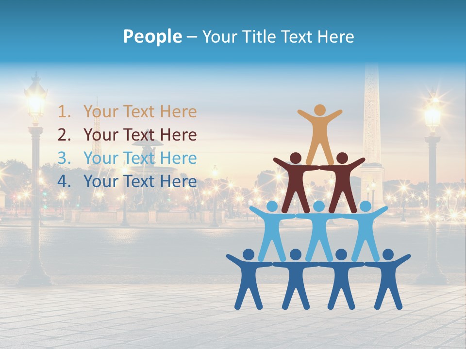 Ancien Tour Eiffel Paris PowerPoint Template