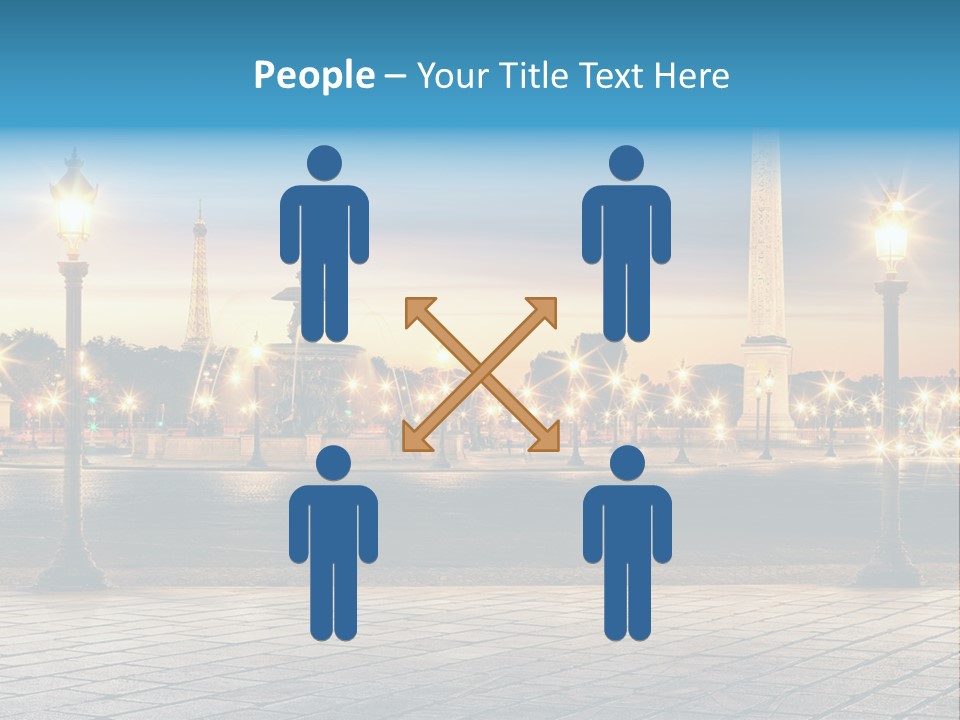 Ancien Tour Eiffel Paris PowerPoint Template