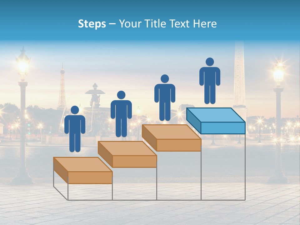 Ancien Tour Eiffel Paris PowerPoint Template