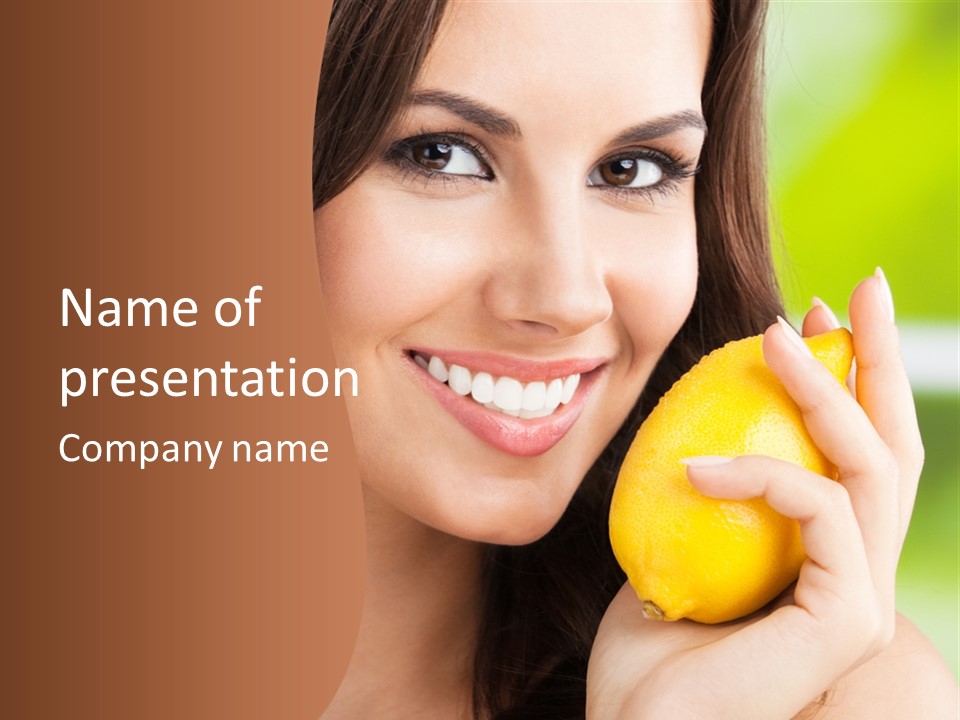 European Smile Happy PowerPoint Template