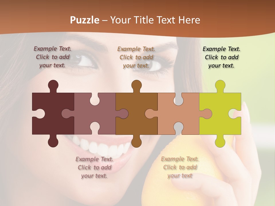 European Smile Happy PowerPoint Template