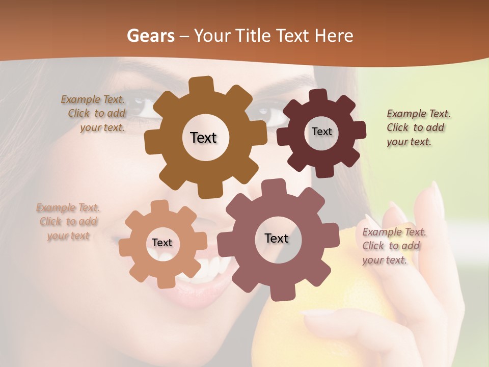 European Smile Happy PowerPoint Template