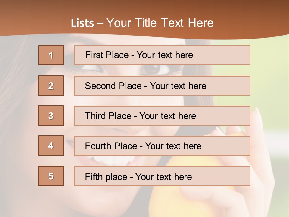 European Smile Happy PowerPoint Template