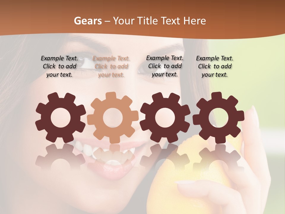 European Smile Happy PowerPoint Template