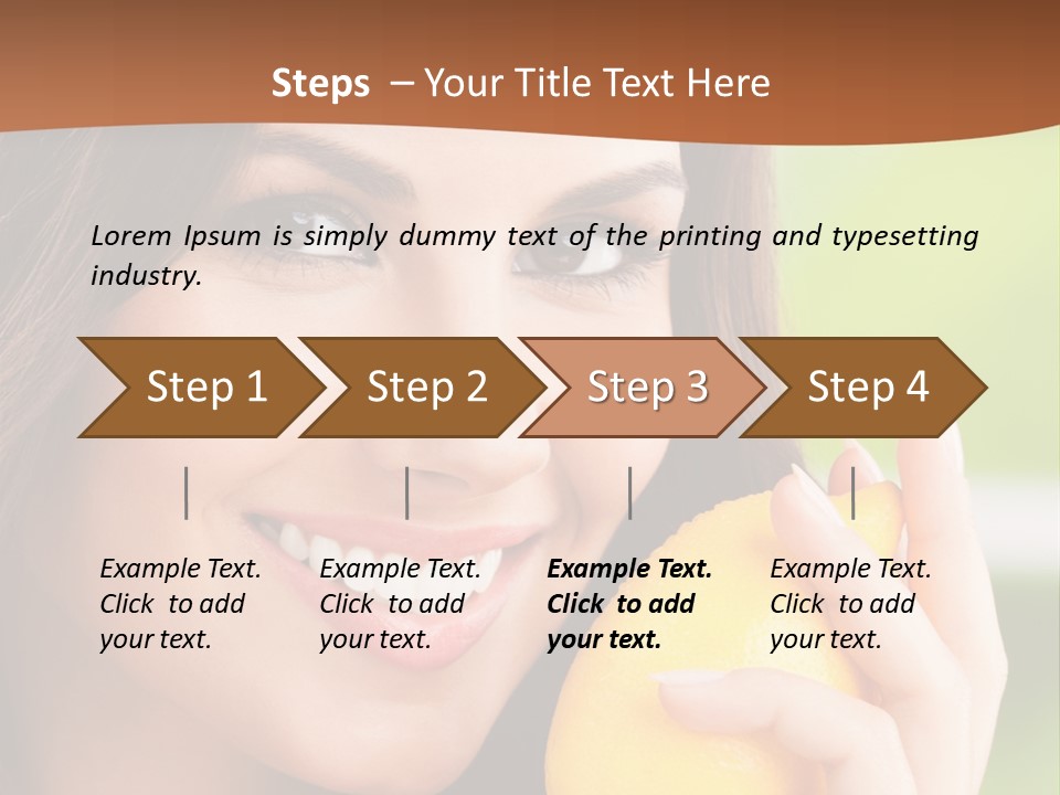 European Smile Happy PowerPoint Template