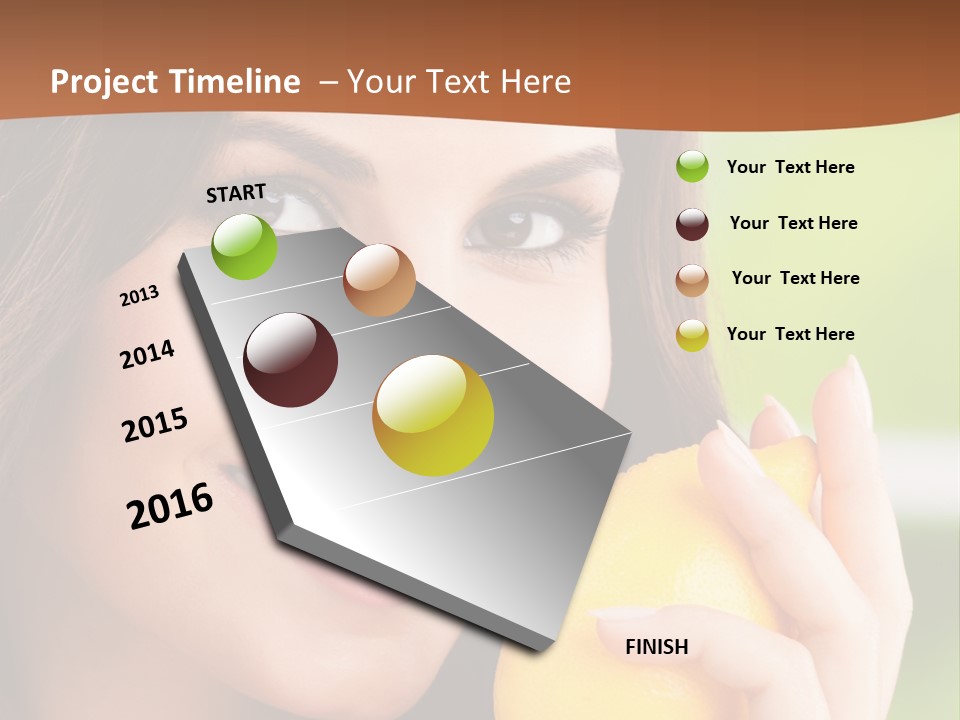 European Smile Happy PowerPoint Template