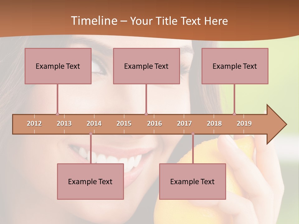European Smile Happy PowerPoint Template