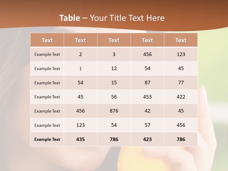 European Smile Happy PowerPoint Template