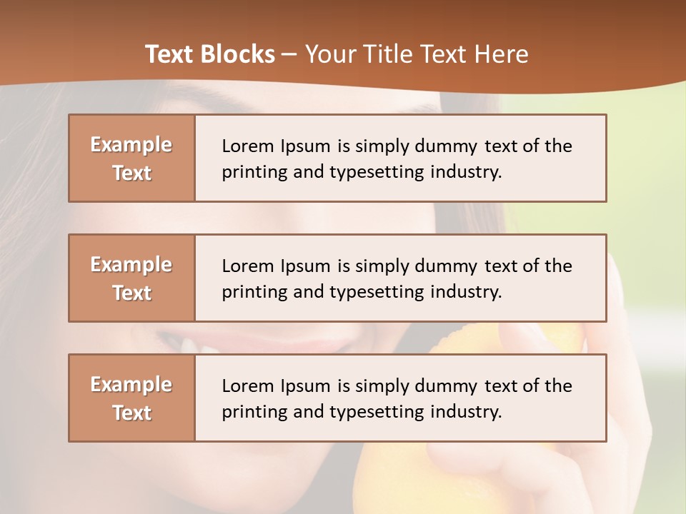 European Smile Happy PowerPoint Template