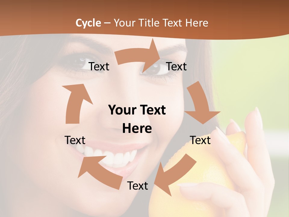 European Smile Happy PowerPoint Template