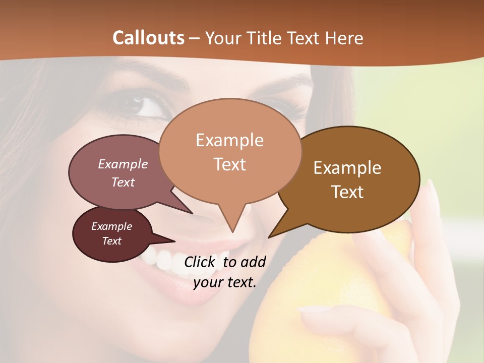 European Smile Happy PowerPoint Template