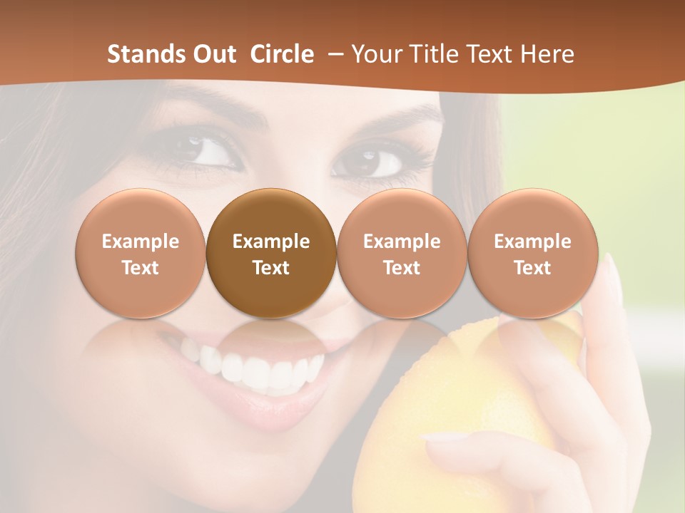 European Smile Happy PowerPoint Template