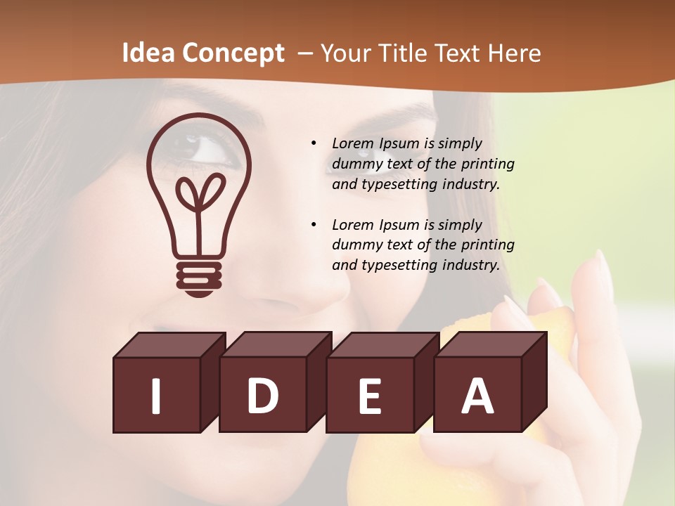 European Smile Happy PowerPoint Template