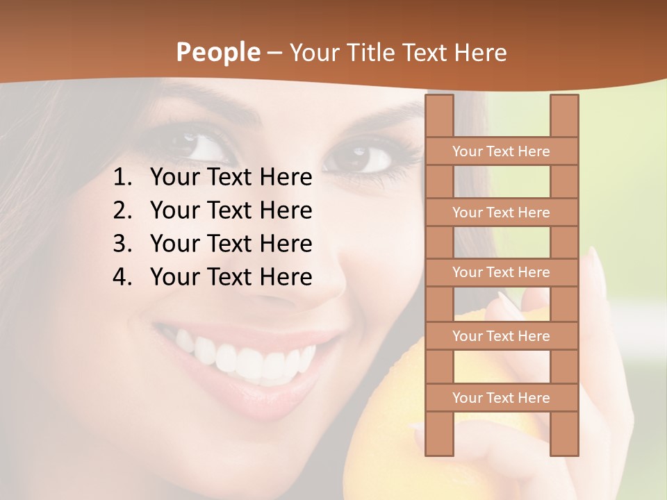 European Smile Happy PowerPoint Template