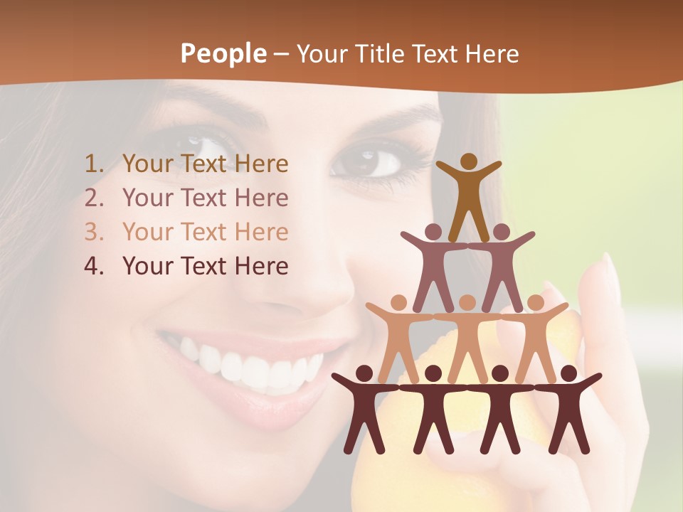 European Smile Happy PowerPoint Template