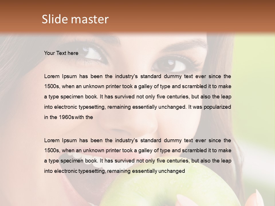 Pretty Girl Only PowerPoint Template