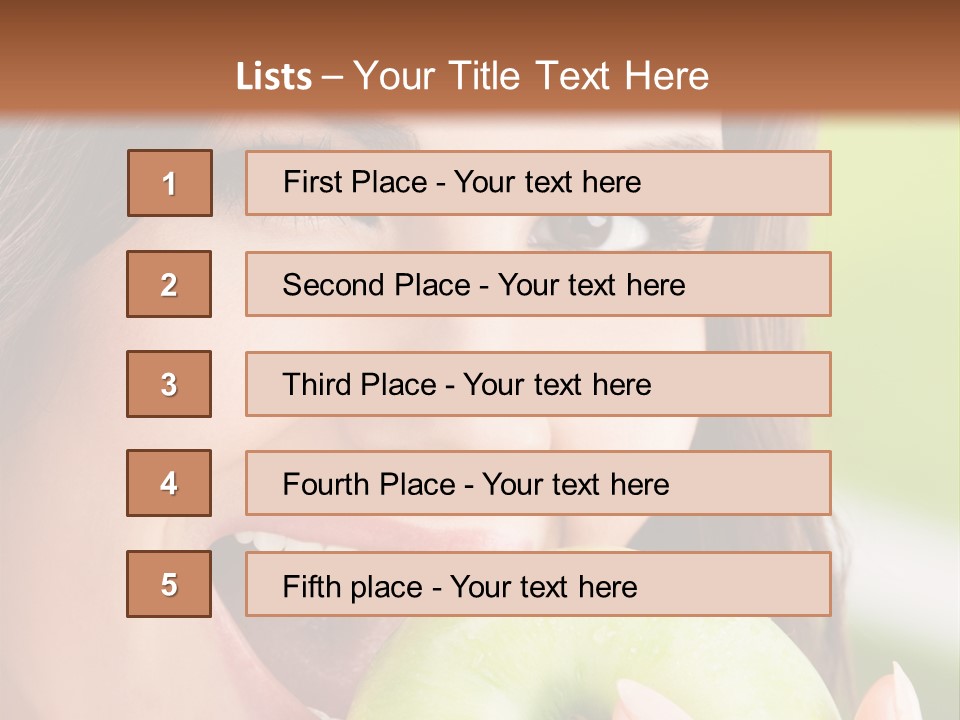 Pretty Girl Only PowerPoint Template